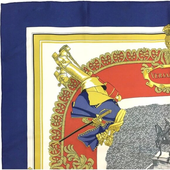 958200BR (S2) Hermes Scarf Multicolor Silk - Picture 2 of 9